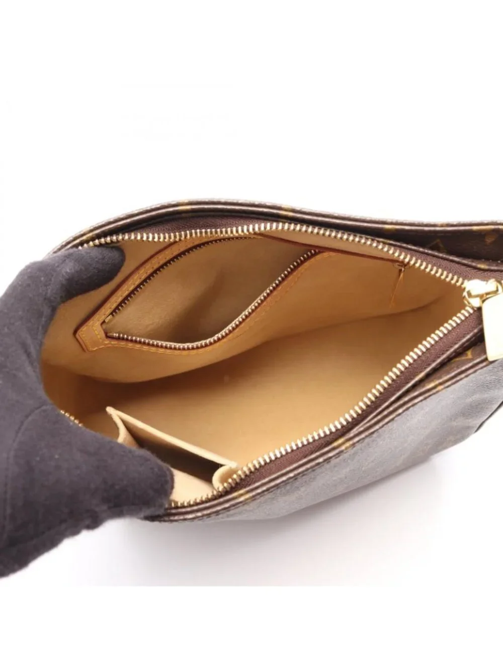 Louis Vuitton Shoulder Bag Looping MM Canvas Leather